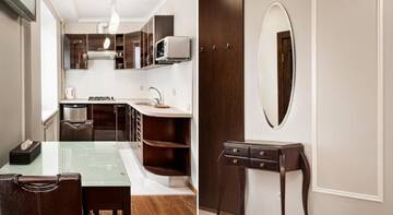Фото номера Апартаменты Делюкс с 1 спальней Апартаменты StarLion Apart European Square г. Киев 7