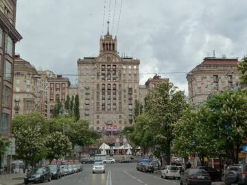 Фото номера Апартаменты с 1 спальней (с гидромассажной ванной) - улица Крещатик, 25 Апартаменты Hotrent Apartments Kreschatik Area г. Киев 5