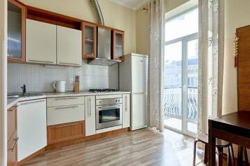 Фото номера Апартаменты-студио Апартаменты Studio with amazing view to Independence Square г. Киев 13