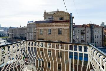 Фото номера Апартаменты-студио Апартаменты Studio with amazing view to Independence Square г. Киев 21