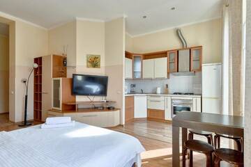 Фото номера Апартаменты-студио Апартаменты Studio with amazing view to Independence Square г. Киев 32