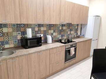 Фото номера Апартаменты с балконом - ул. Барбюса, 51/1a Апартаменты Inn Home Apartments - Ocean Plaza area г. Киев 3