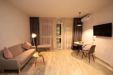 Фото номера Апартаменты-студио «Предславинская улица 53» Апартаменты Inn Home Apartments - Ocean Plaza area г. Киев 6