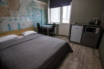 Фото номера Номер &quot;Комфорт&quot; с балконом Апартаменты Solo Apartment Ahmatovoy г. Киев 12