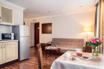 Фото номера Апартаменты с 1 спальней Апартаменты Flatlux Apartments г. Киев 9