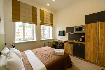 Фото номера Апартаменты-студио Апартаменты Partner Guest House Baseina г. Киев 4