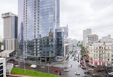 Фото номера Двухместный номер Делюкс с 1 кроватью Апартаменты Partner Guest House Baseina г. Киев 2
