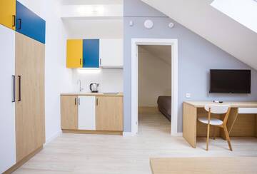 Фото номера Улучшенный двухместный номер с 1 кроватью Апартаменты Partner Guest House Baseina г. Киев 2