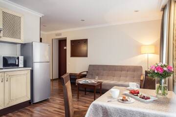Фото номера Апартаменты с 1 спальней Отель Greguar Hotel г. Киев 12