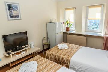 Фото номера Стандартные апартаменты Отель 7 Sky Hotel Klinicheskaya Street (2d entrance) г. Киев 8