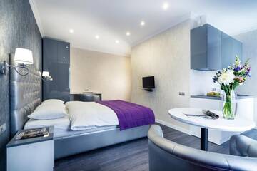 Фото номера Апартаменты Делюкс Апарт-отели Status Apartments г. Киев 22