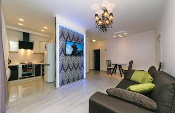 Фото номера Апартаменты Делюкс, ул. Госпитальной, 2 Апартаменты LuxCenterApartment г. Киев 3