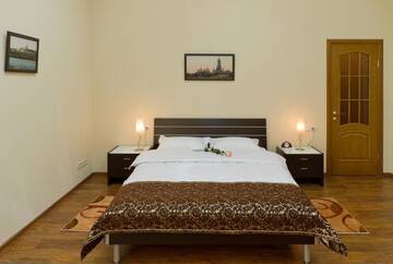 Фото номера Апартаменты с 1 спальней, Saksaganskogo 15 Апартаменты LuxCenterApartment г. Киев 2