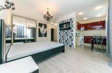 Фото номера Апартаменты-студио на ул. Саксаганского, 7 Апартаменты LuxCenterApartment г. Киев 10
