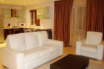 Фото номера Апартаменты Делюкс с 1 спальней - Boulevard Lesi Ukrainki, 3 Апартаменты Alex Apartments near Kreshatik st г. Киев 2