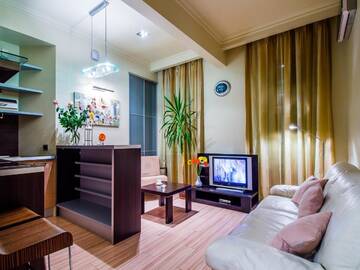 Фото номера Улучшенные апартаменты с 1 спальней Апарт-отели Boutique Apart-Hotel Sherborne г. Киев 3