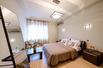 Фото номера Улучшенные апартаменты с 1 спальней Апарт-отели Boutique Apart-Hotel Sherborne г. Киев 7