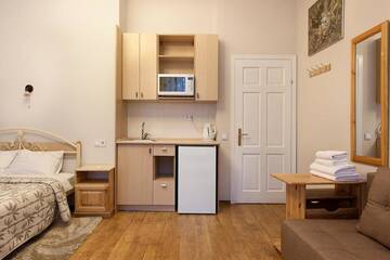 Фото номера Номер-студио: ул. Бассейная, 3 Апарт-отели Basseynaya Apart Hotel г. Киев 35