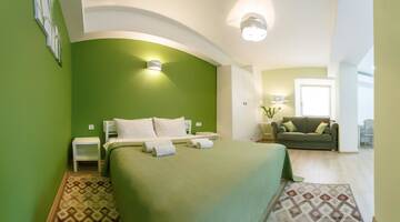 Фото номера Двухместный номер с 1 кроватью и балконом - Baseina street 3 Апарт-отели Basseynaya Apart Hotel г. Киев 16