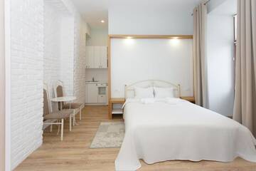 Фото номера Номер-студио: ул. Бассейная, 3 Апарт-отели Basseynaya Apart Hotel г. Киев 24