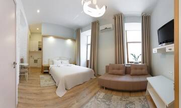 Фото номера Номер-студио: ул. Бассейная, 3 Апарт-отели Basseynaya Apart Hotel г. Киев 21