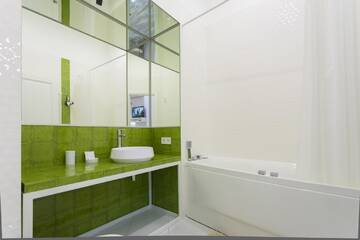 Фото номера Полулюкс с гидромассажной ванной - Baseina street 3 Апарт-отели Basseynaya Apart Hotel г. Киев 8
