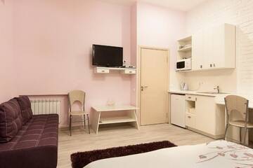 Фото номера Номер-студио: ул. Бассейная, 3 Апарт-отели Basseynaya Apart Hotel г. Киев 53