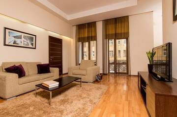 Фото номера Апартаменты с 1 спальней Апарт-отели Senator City Center г. Киев 59