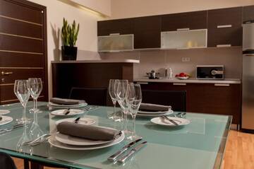 Фото номера Апартаменты с 1 спальней Апарт-отели Senator City Center г. Киев 63