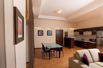 Фото номера Апартаменты с 1 спальней Апарт-отели Senator City Center г. Киев 78