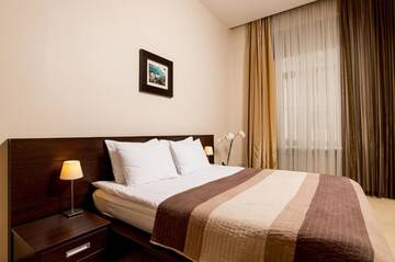 Фото номера Апартаменты с 1 спальней Апарт-отели Senator City Center г. Киев 74