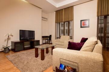 Фото номера Апартаменты с 1 спальней Апарт-отели Senator City Center г. Киев 75