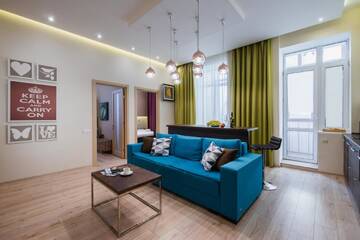 Фото номера Апартаменты с 2 спальнями Апартаменты KievApts Maydan Apartments г. Киев 29