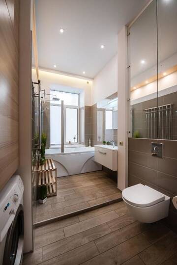 Фото номера Апартаменты с 2 спальнями Апартаменты KievApts Maydan Apartments г. Киев 4