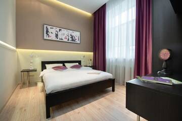 Фото номера Апартаменты с 2 спальнями Апартаменты KievApts Maydan Apartments г. Киев 9