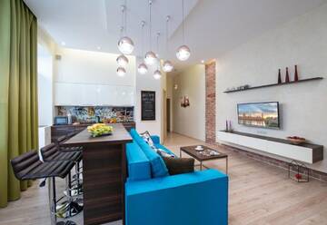 Фото номера Апартаменты с 2 спальнями Апартаменты KievApts Maydan Apartments г. Киев 25