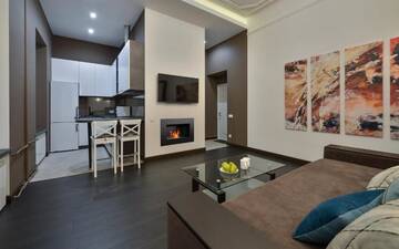 Фото номера Апартаменты с душем Апартаменты KievApts Maydan Apartments г. Киев 2