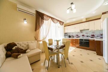 Фото номера Апартаменты с 2 спальнями Апартаменты Apartment on Bogatyrska street 6a г. Киев 14