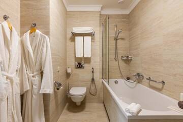 Фото номера Номер-студио Делюкс с кроватью размера &quot;queen-size&quot; Отель Crystal Hotel г. Киев 12