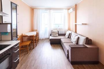 Фото номера Апартаменты с балконом Апартаменты Apartment 13А Holosiivska Street г. Киев 25