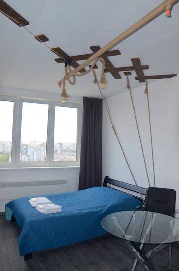 Фото номера Апартаменты Делюкс Апартаменты SKY Apartment Virmenska г. Киев 12