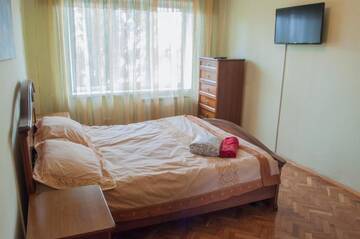 Фото номера Апартаменты с 2 спальнями Апартаменты Kvartirkoff na Obolonskiy 16a г. Киев 20