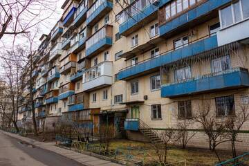 Фото номера Апартаменты с 2 спальнями Апартаменты Kvartirkoff na Obolonskiy 16a г. Киев 35
