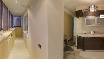 Фото номера Апартаменты с балконом Апартаменты Kyiv downtown apartment on Saksaganskogo street 87 г. Киев 11