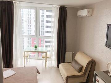 Фото номера Двухместный номер Делюкс с 1 кроватью Апартаменты East Residence г. Киев 2