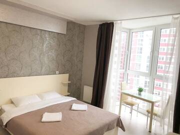 Фото номера Двухместный номер Делюкс с 1 кроватью Апартаменты East Residence г. Киев 4