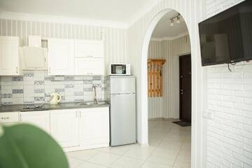 Фото номера Апартаменты с 2 спальнями Апартаменты Dnipro view Slavutich apartment г. Киев 8