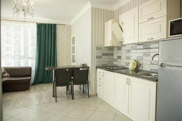 Фото номера Апартаменты с 2 спальнями Апартаменты Dnipro view Slavutich apartment г. Киев 41