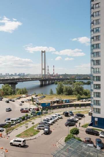Фото номера Апартаменты с 2 спальнями Апартаменты Dnipro view Slavutich apartment г. Киев 46