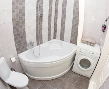 Фото номера Апартаменты с 2 спальнями Апартаменты Dnipro view Slavutich apartment г. Киев 51